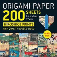 Origami Paper 200 sheets Japanese Hiroshige Prints 6.75 inch: Instructions