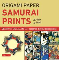 Origami Paper - Samurai Prints - Small 6 3/4" - 48 Sheets