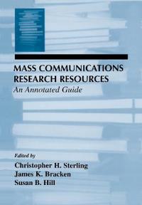 Bokomslag for "Mass Communications Research Resources"