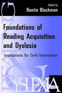 Bokomslag för "Foundations of Reading Acquisition and Dyslexia"