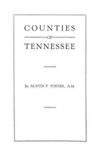 Counties of Tennessee