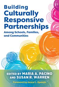 Kirjan kansi "Building Culturally Responsive Partnerships Among Schools, Families, and Communities"