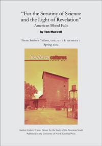 &quote;For the Scrutiny of Science and the Light of Revelation&quote;: American Blood Falls