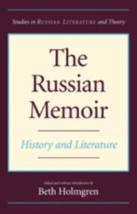 Studies in Russian Literature and Theory