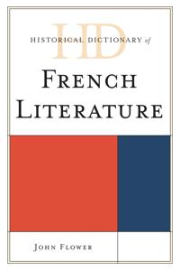 Kirjan kansi "Historical Dictionary of French Literature"