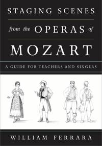 Kirjan kansi "Staging Scenes from the Operas of Mozart"