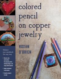 Colored Pencil on Copper Jewelry