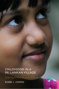 Kirjan kansi "Childhood in a Sri Lankan Village"