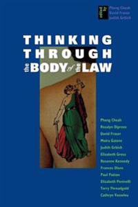 Kirjan kansi "Thinking Through the Body of the Law"
