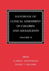 Bokomslag for "Handbook of Clinical Assessment of Children and Adolescents (Vol. 2)"