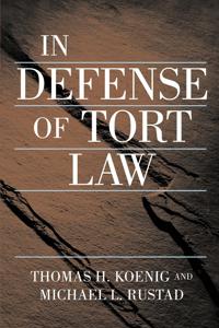Bokomslag för "In Defense of Tort Law"