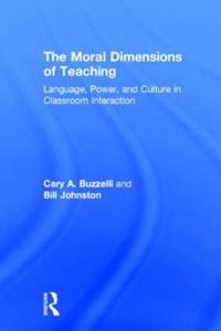Kirjan kansi "The Moral Dimensions of Teaching"