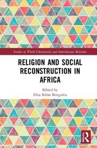 Kirjan kansi "Religion and Social Reconstruction in Africa"