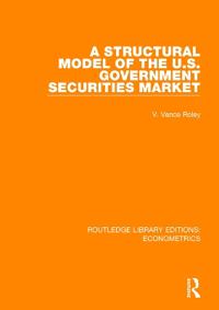 Bokomslag för "A Structural Model of the U.S. Government Securities Market"