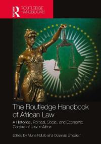 Bokomslag för "The Routledge Handbook of African Law"