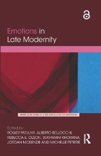 Kirjan kansi "Emotions in Late Modernity"