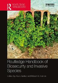 Kirjan kansi "Routledge Handbook of Biosecurity and Invasive Species"