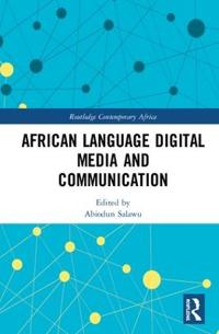 Kirjan kansi "African Language Digital Media and Communication"