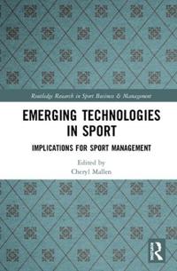 Kirjan kansi "Emerging Technologies in Sport"