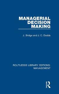 Bokomslag för "Managerial Decision Making"