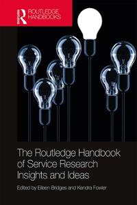 Kirjan kansi "The Routledge Handbook of Service Research Insights and Ideas"