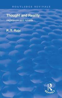 Kirjan kansi "Revival: Thought and Reality - Hegelianism and Advaita (1937)"