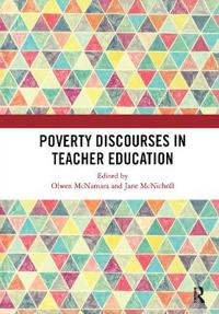 Kirjan kansi "Poverty Discourses in Teacher Education"