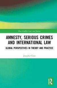 Bokomslag för "Amnesty, Serious Crimes and International Law"