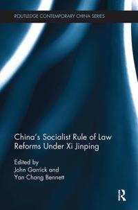 Bokomslag för "China's Socialist Rule of Law Reforms Under Xi Jinping"