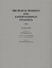Bokomslag för "Musical Tradition of the Eastern European Synagogue"