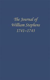 Kirjan kansi "The Journal of William Stephens, 1741—1743"