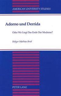 Adorno Und Derrida