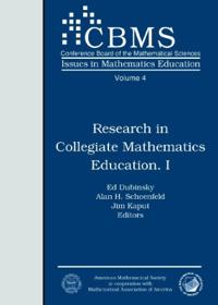 Research in Collegiate Mathematics Education. I