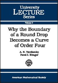 Why the Boundary of a Round Drop Becomes a Curve of Order Four