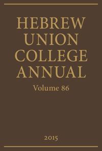 Hebrew Union College Annual