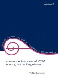 Characterization of C(x) among its Subalgebras