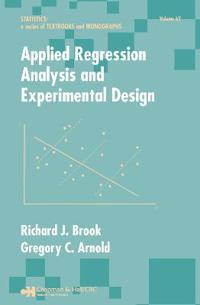 Bokomslag för "Applied Regression Analysis and Experimental Design"