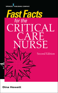 Kirjan kansi "Fast Facts for the Critical Care Nurse"