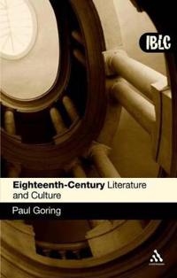 Kirjan kansi "Eighteenth-Century Literature and Culture"