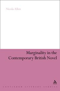 Kirjan kansi "Marginality in the Contemporary British Novel"