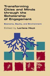 Kirjan kansi "Transforming Cities and Minds through the Scholarship of Engagement"