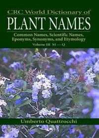 Bokomslag för "CRC World Dictionary of Plant Nmaes"