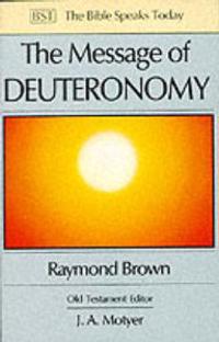 Kirjan kansi "The Message of Deuteronomy"