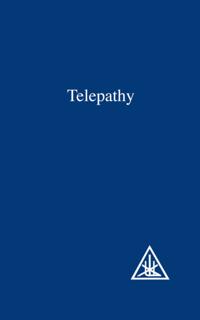 Telepathy and the Etheric Vehicle