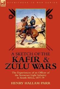 Kirjan kansi "A Sketch of the Kafir and Zulu Wars"