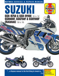 Suzuki GSX-R750 & GSX-R1100, GSX600F, GSX750F & GSX1100F (Katanas) (86 - 96)