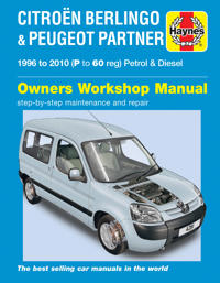 Citroen Berlingo & Peugeot Partner Petrol & Diesel (96 - 10) Haynes Repair Manual
