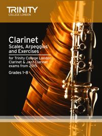 Clarinet Scales Grades 1-8 from 2015