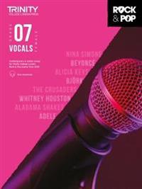 Kirjan kansi "Trinity College London Rock & Pop 2018 Vocals Grade 7"