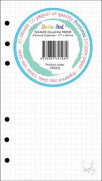 25 Sheets Dodo Personal Squared/Clear 100gsm Clairfontaine-Style Rule Paper PPRPS